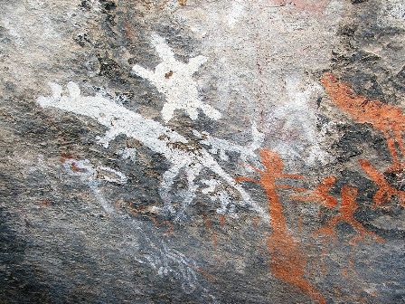 Example of aboriginal rock art